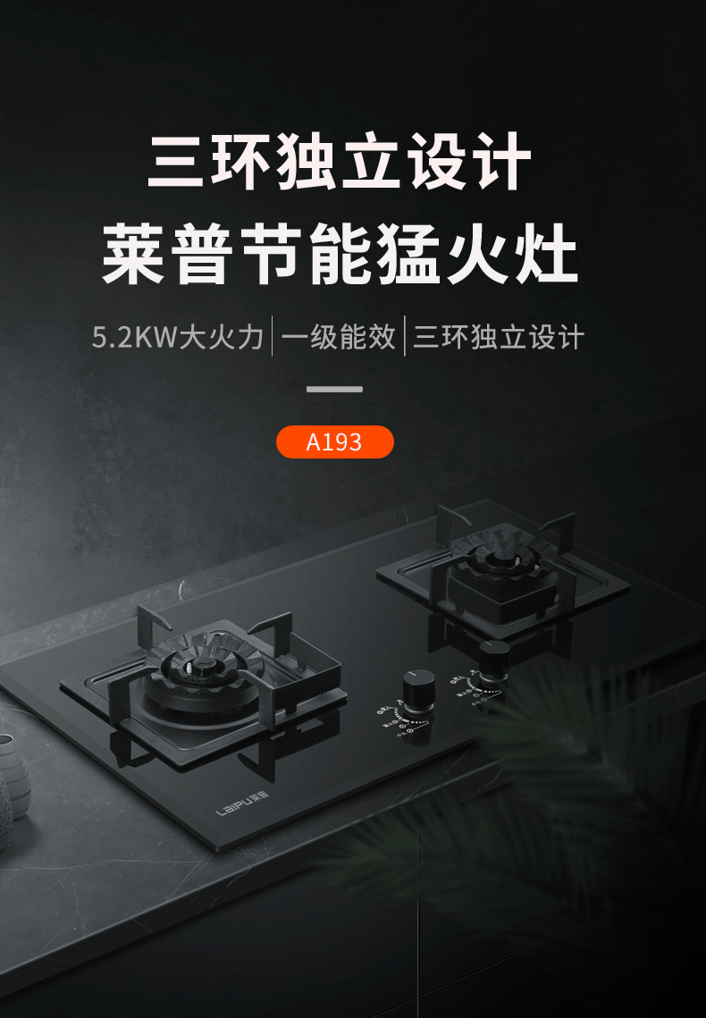 三環三控 高效節能 宅男在线免费网站A193節能猛火灶快蒸速燉帶來烹飪新體驗！